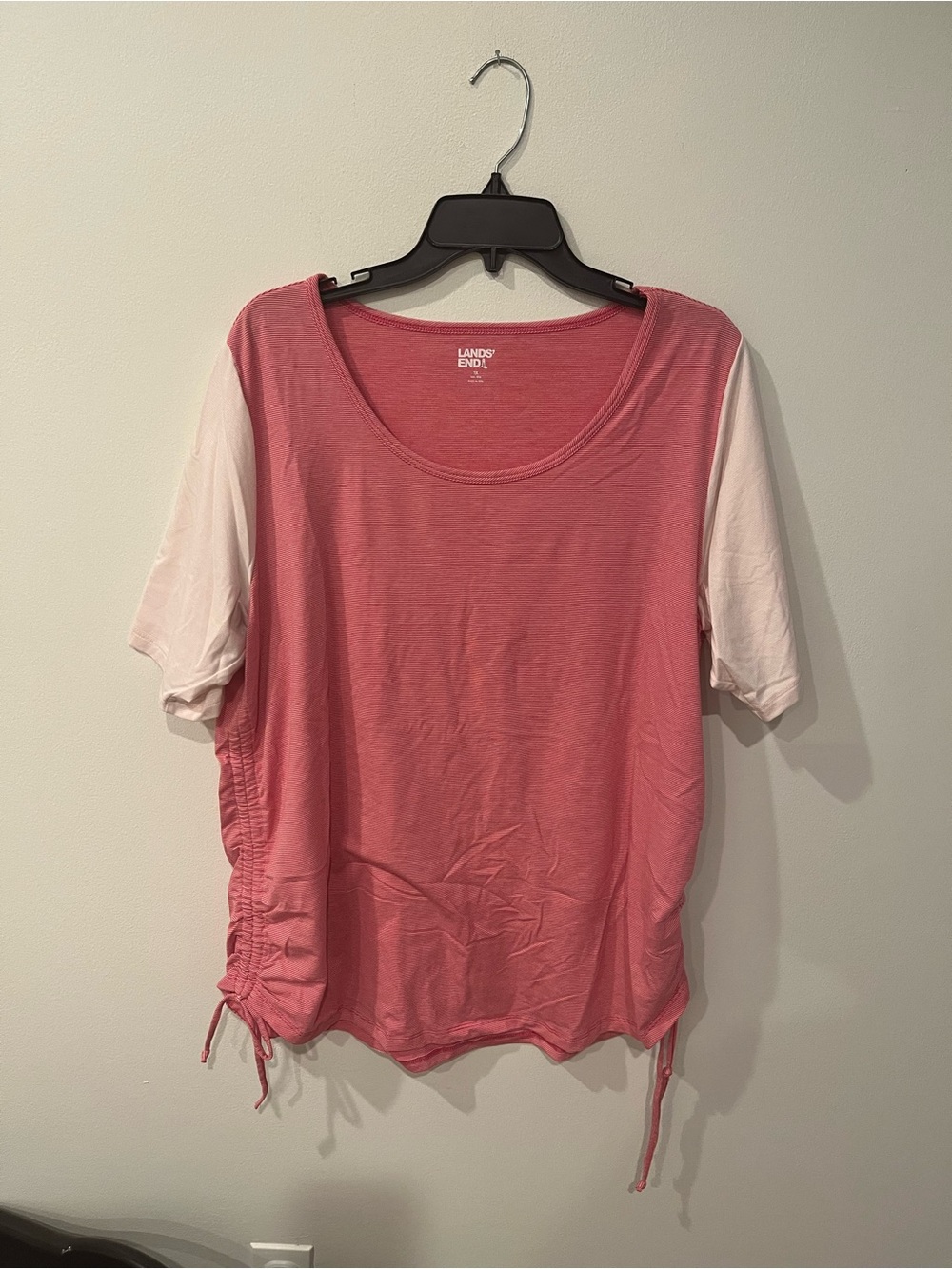 NWOT Lot of 3 Lands' End Side-Ruch Short Elbow Sleeve Tees Size 1X - Picture 12 of 14